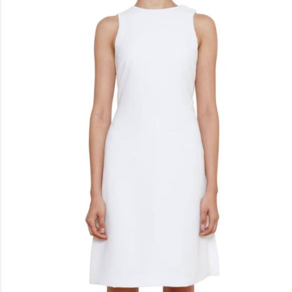 WAI MING Phoebe Dress Creamy White Dress with Back Cutout - Size 12 - Picture 2 of 5